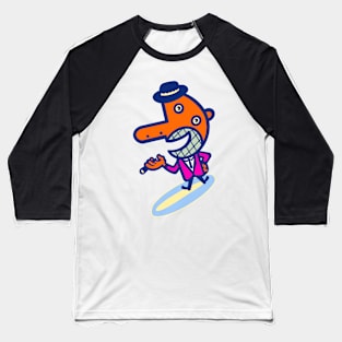 Surfer Magician Baseball T-Shirt